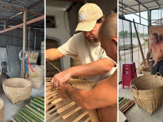 Stop by a bamboo handicraft village to watch artisans at work and pick up authentic local souvenirs.