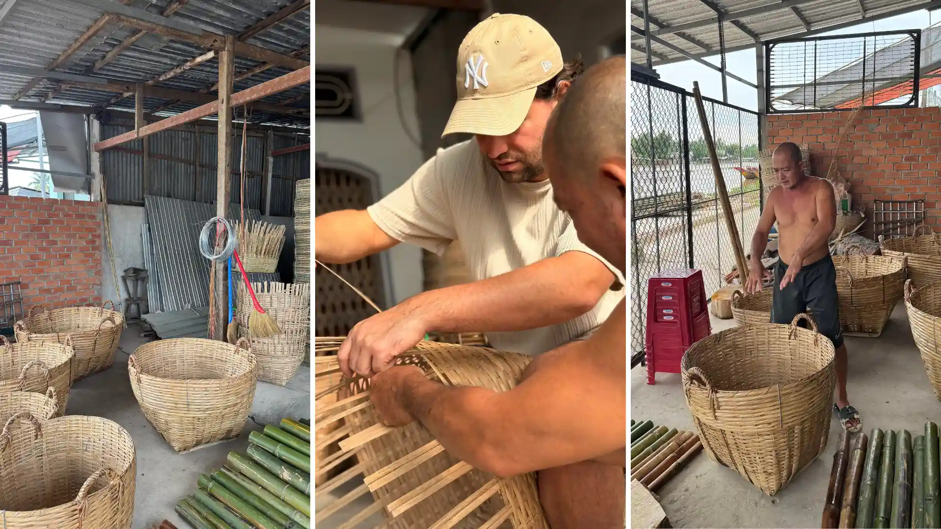 Stop by a bamboo handicraft village to watch artisans at work and pick up authentic local souvenirs.