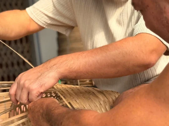 Stop by a bamboo handicraft village to watch artisans at work and pick up authentic local souvenirs.