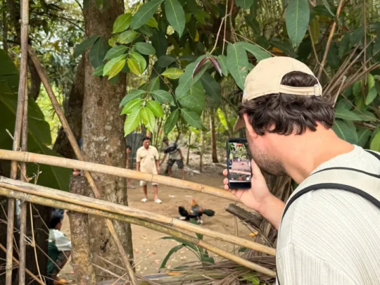 Stop by a bamboo handicraft village to watch artisans at work and pick up authentic local souvenirs.