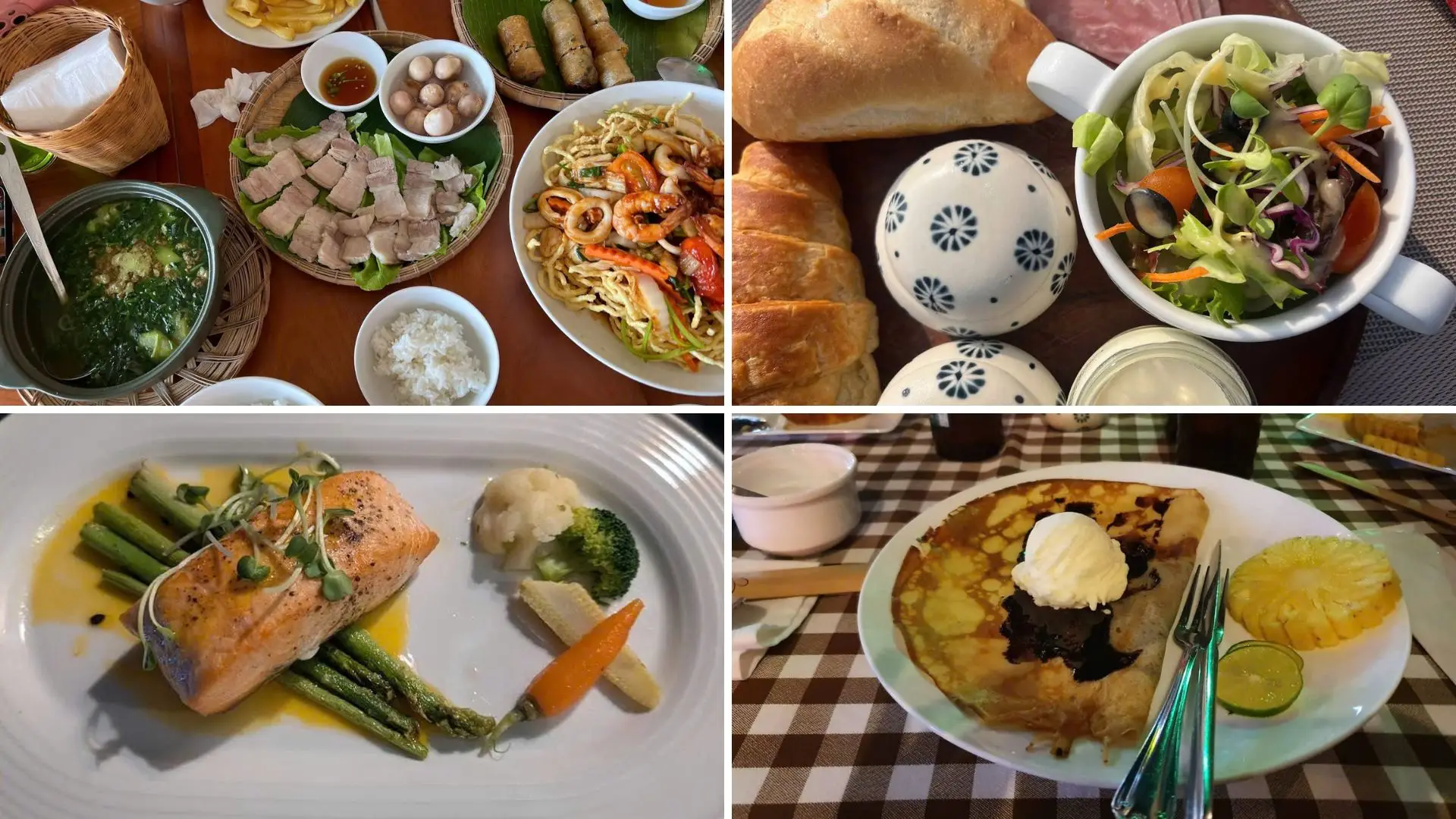 Traditional Vietnamese meals served at Nam Bo Restaurant