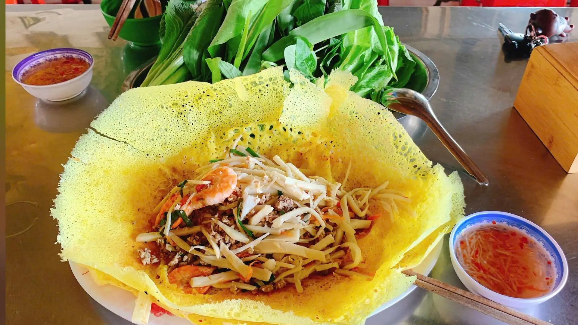 Banh Xeo at Banh Xeo 7 Toi, Can Tho, Mekong Delta