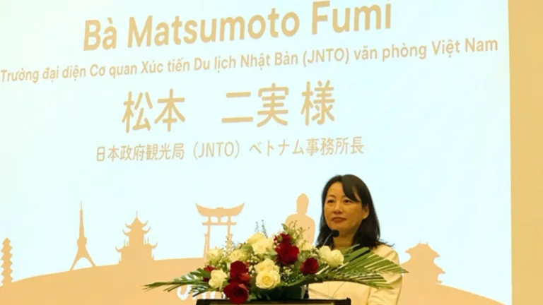 JNTO presentation at the Japan Incentive Tourism Promotion Workshop 2026 in Can Tho