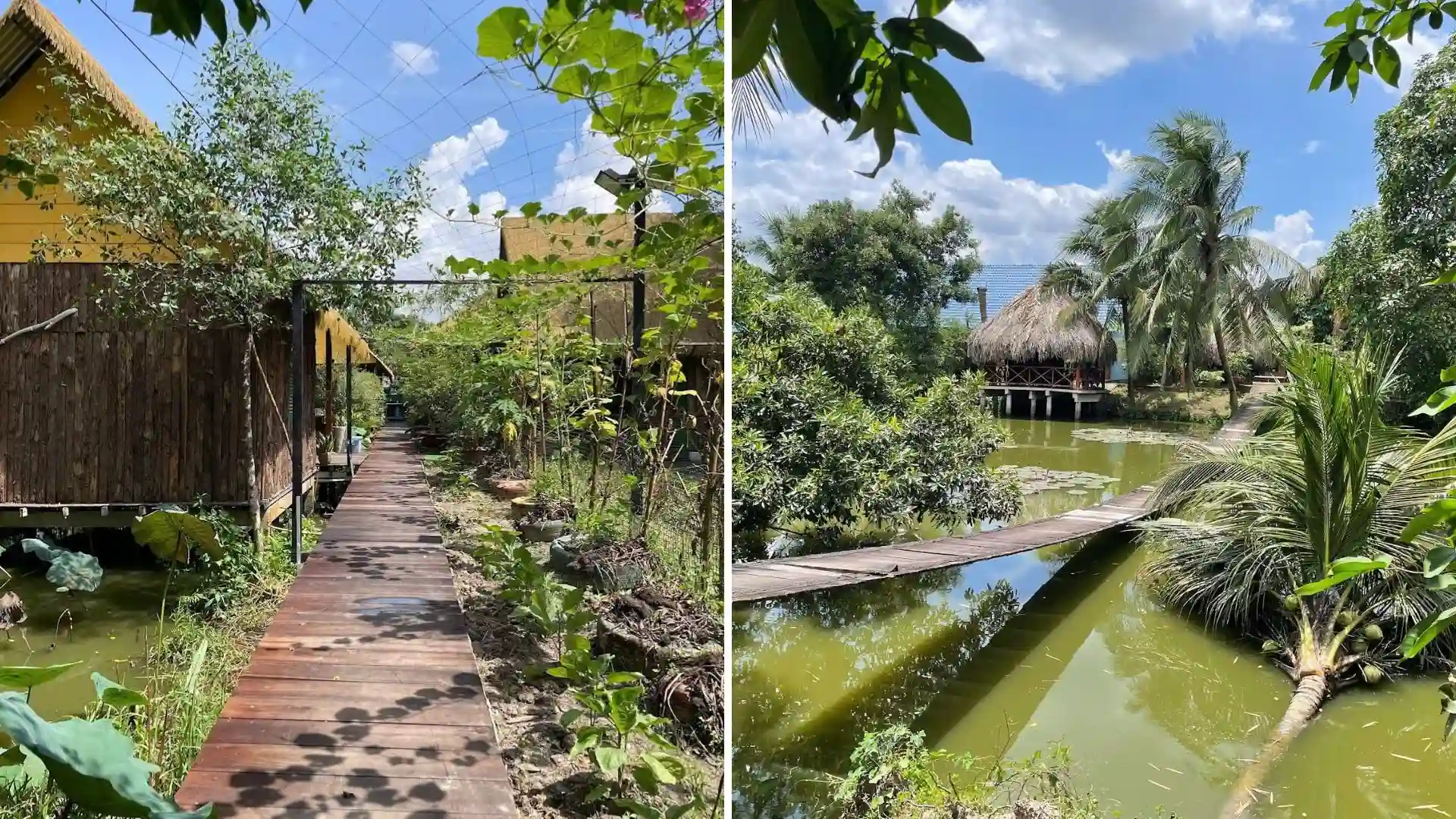 Lu Gia Xeo Nhum Ecological Garden: A Rustic Soul of Phong Dien 285 Wooden walking paths and canals inside Lu Gia Xeo Nhum Ecological Village