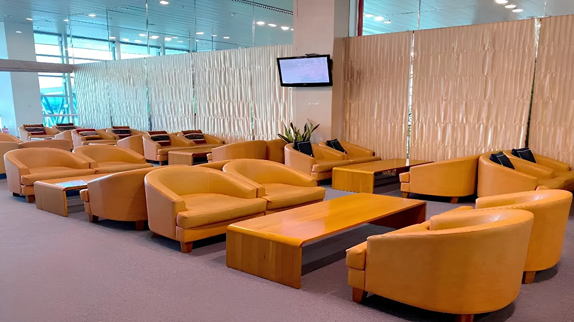 Can Tho International Airport VIP lounge seating area