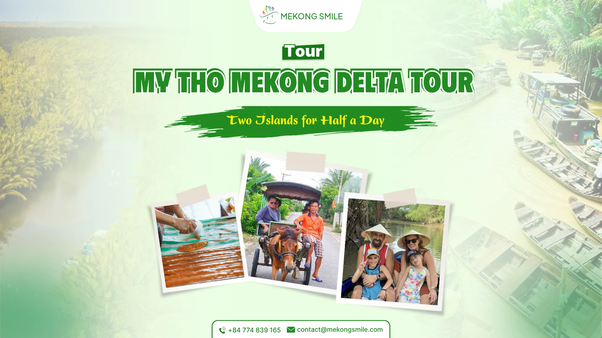 Authentic My Tho Mekong Delta Tour visiting Unicorn and Phoenix Islands with boat, folk music, and local workshops
