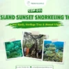 Ba Island sunset snorkeling tour in Con Dao with coral reefs, Heritage Tree and sunset views
