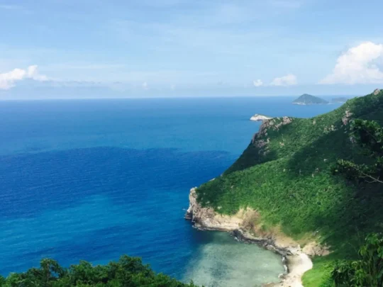 Bay Canh Island coastline in Con Dao National Park