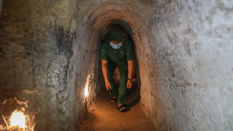 Ben Dinh Cu Chi Tunnels – 60km from Ho Chi Minh City, best for first-time visitors