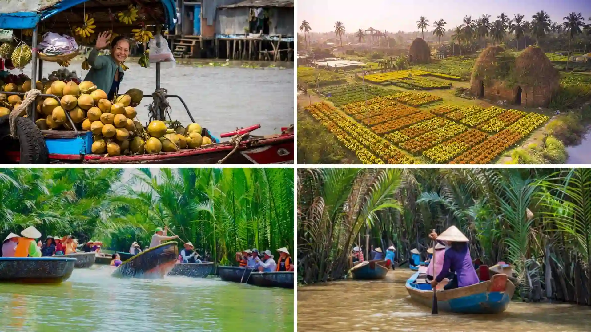 Mekong Delta Itinerary: Practical Routes for 1-4 Days 6 Ben Tre coconut canals and countryside in the Mekong Delta