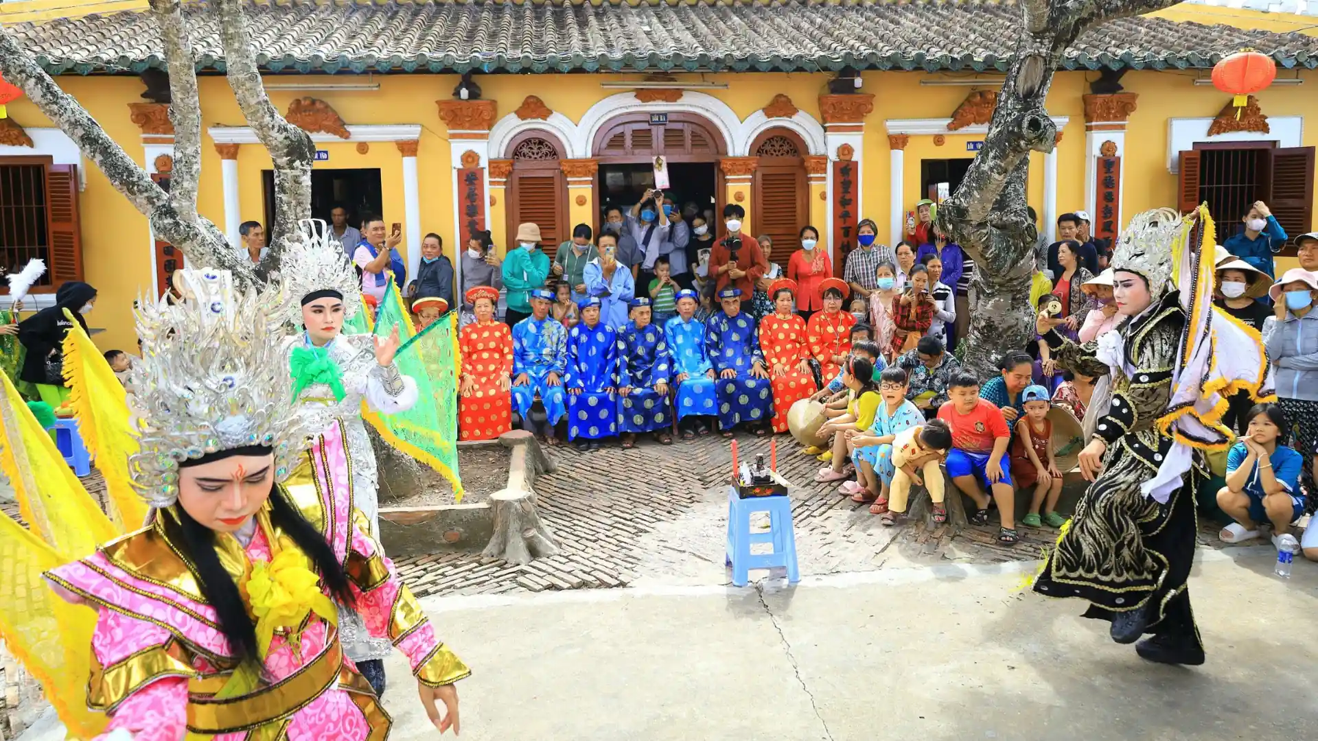 Harvest thanksgiving ceremony at Binh Thuy Temple Can Tho
