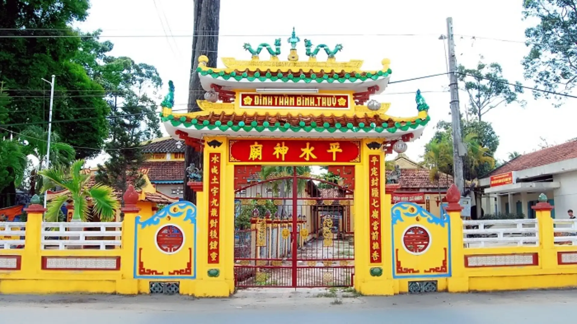 Map showing Binh Thuy Temple location in Can Tho