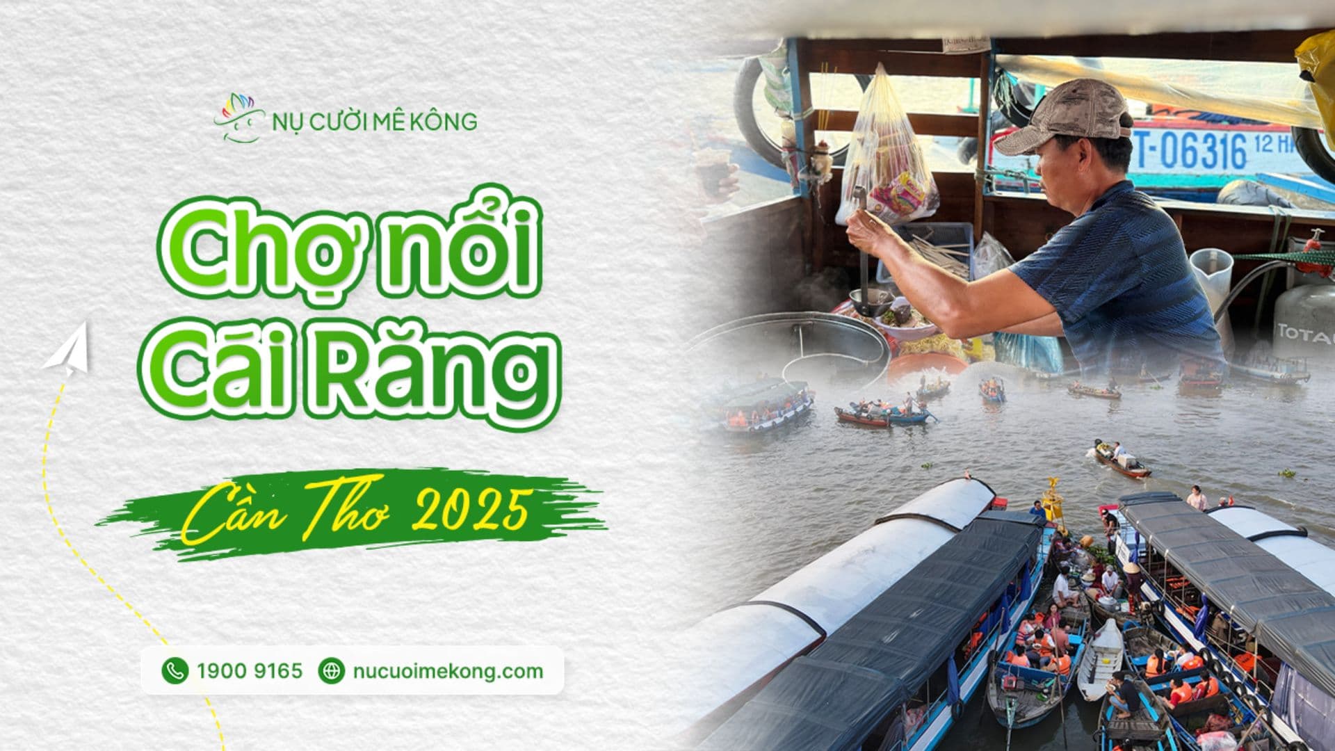 Chợ nổi Cái Răng Cần Thơ 2025