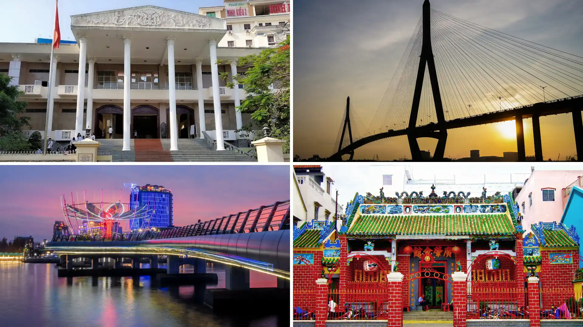 Can Tho City attractions near Cai Rang Floating Market include Binh Thuy Ancient House, Ong Pagoda, and local museums