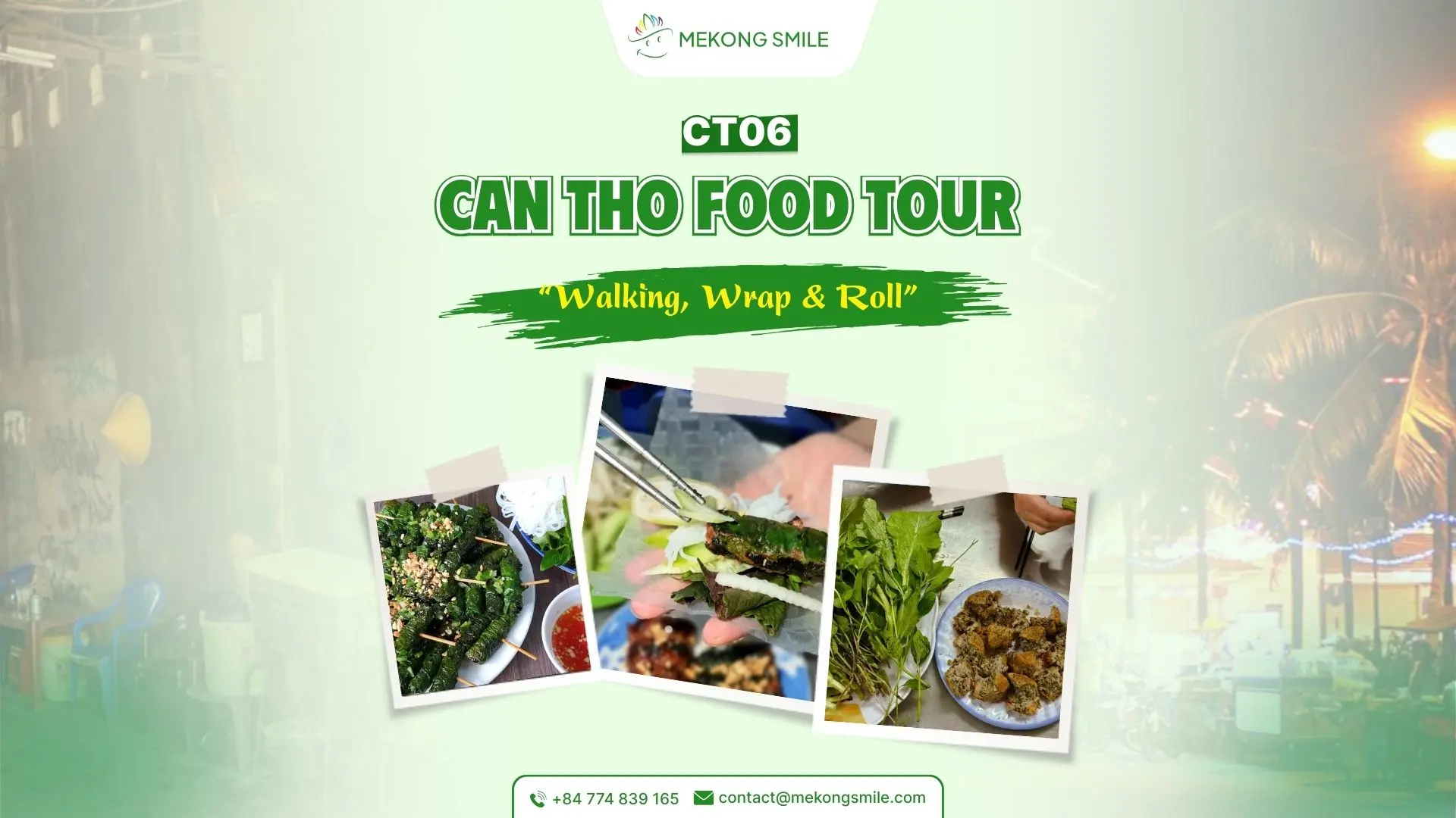 A vibrant platter of various Vietnamese street foods, showcasing the culinary delights of Can Tho