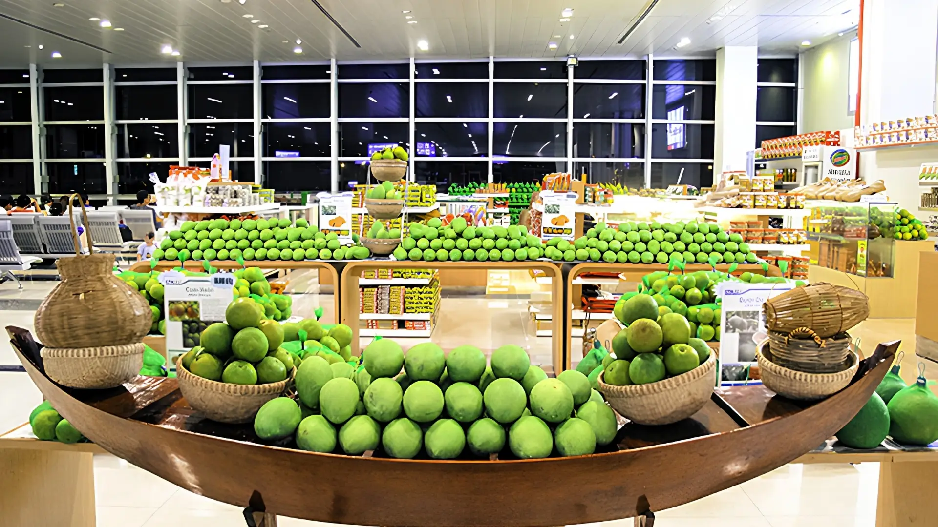 Can Tho International Airport ground floor hall interior