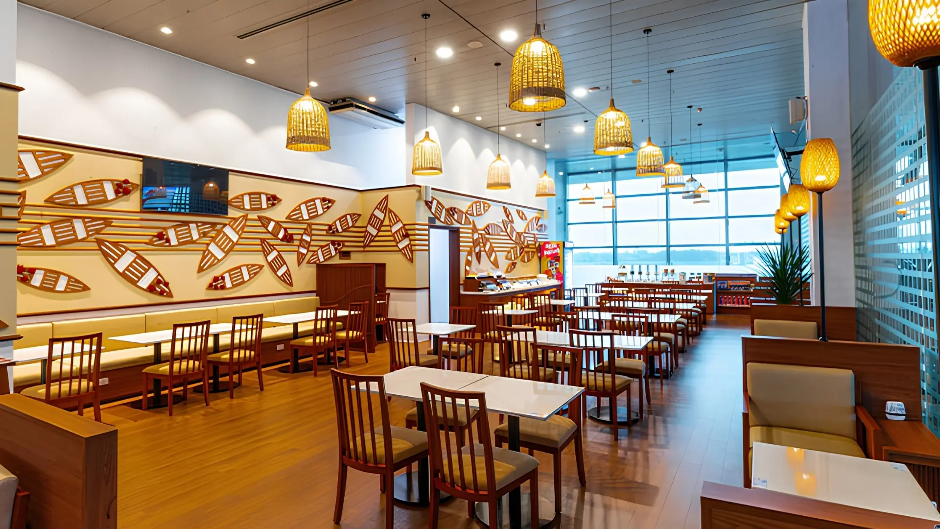 Can Tho International Airport VIP dining area interior