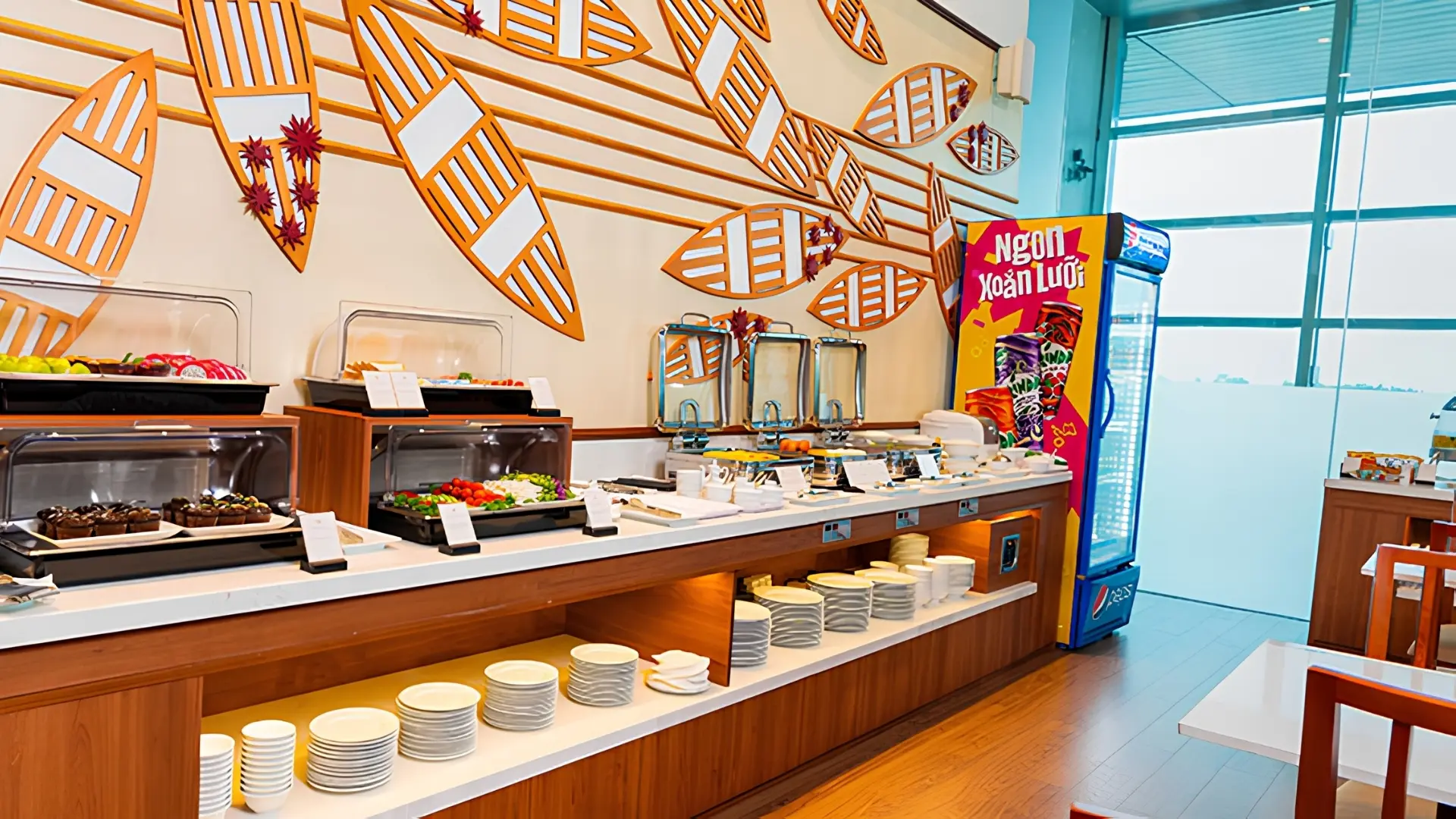 Can Tho International Airport VIP lounge food service