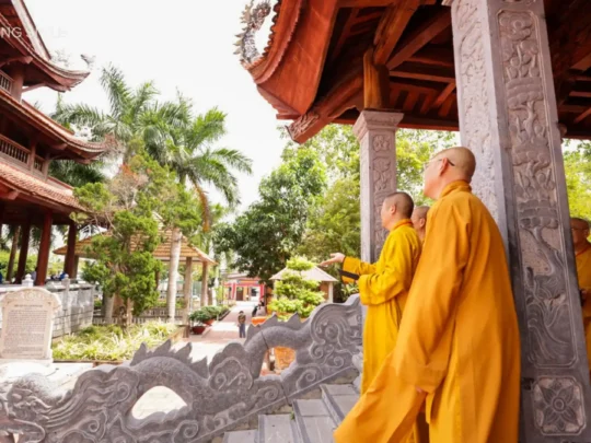 The decorative towers of a temple, showcasing a unique and beautiful architectural style.