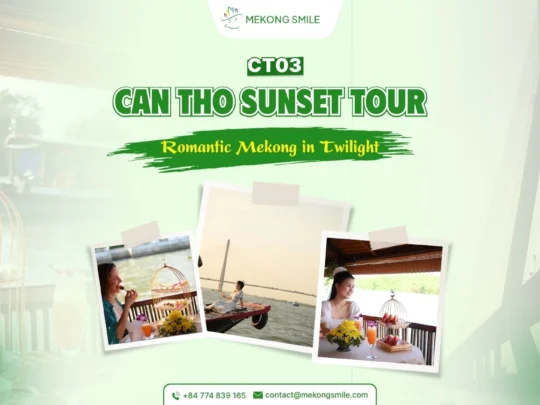 can tho sunset tour at mekong ssmile