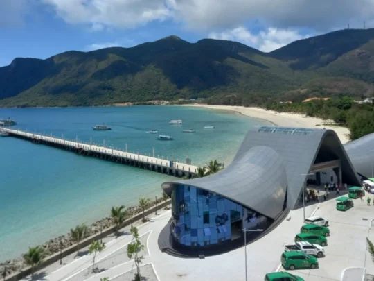 Con Dao Passenger Harbor meeting point for the turtle watching tour