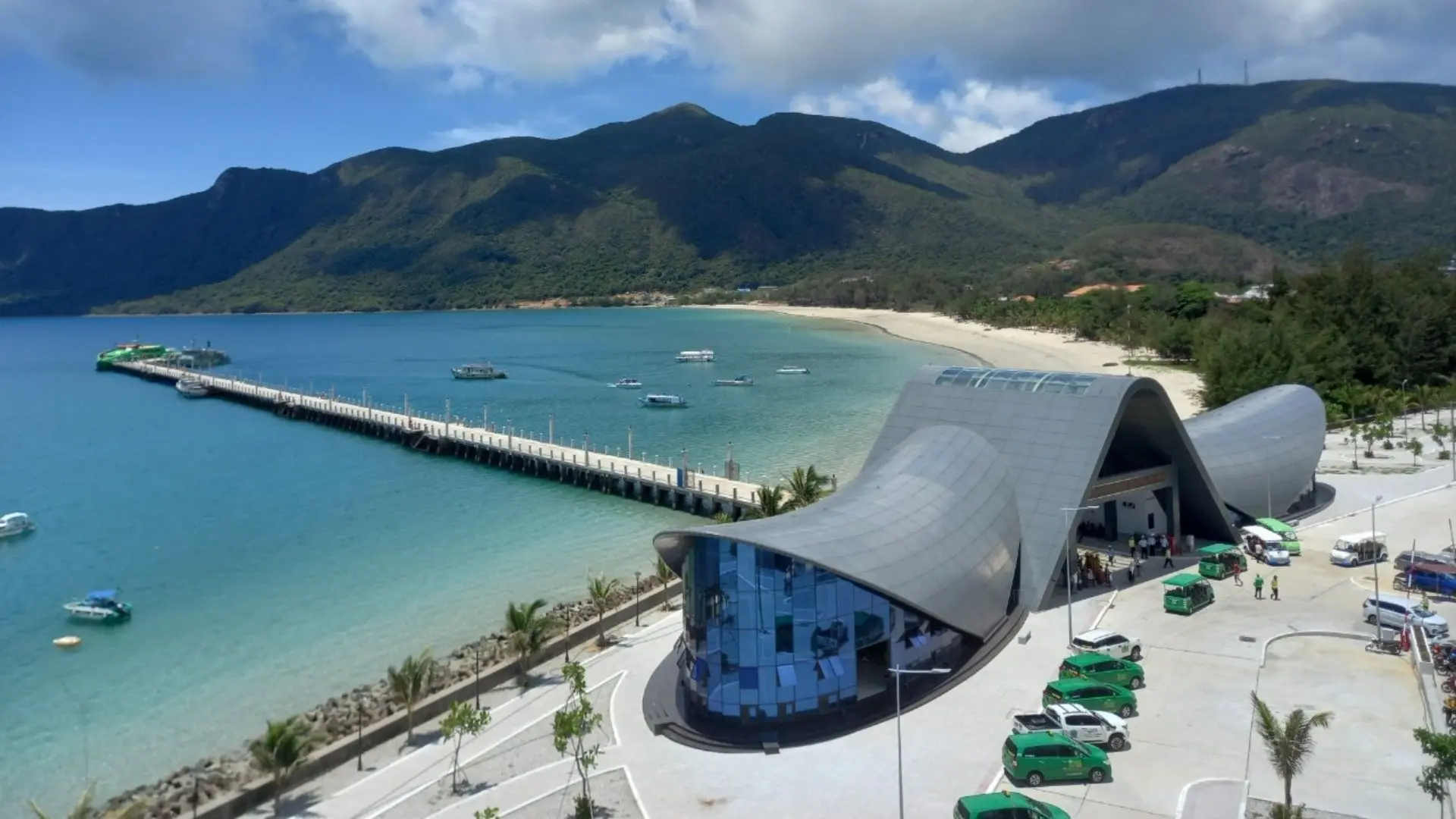 Con Dao Passenger Harbor meeting point for the turtle watching tour