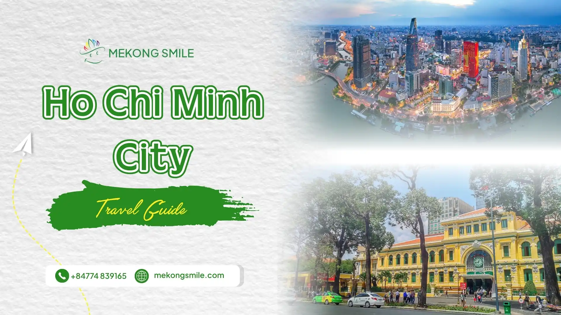 Ho Chi Minh City Travel Guide 2026 cover graphic with city landmarks
