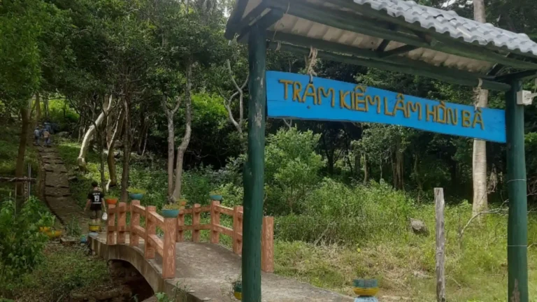 Hon Ba Ranger Station entrance on the Love Peak hike route