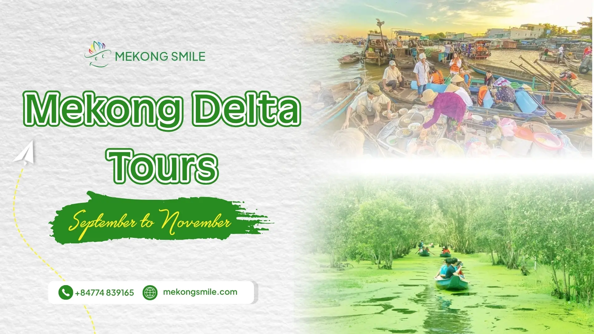 Mekong Delta tours from September to November