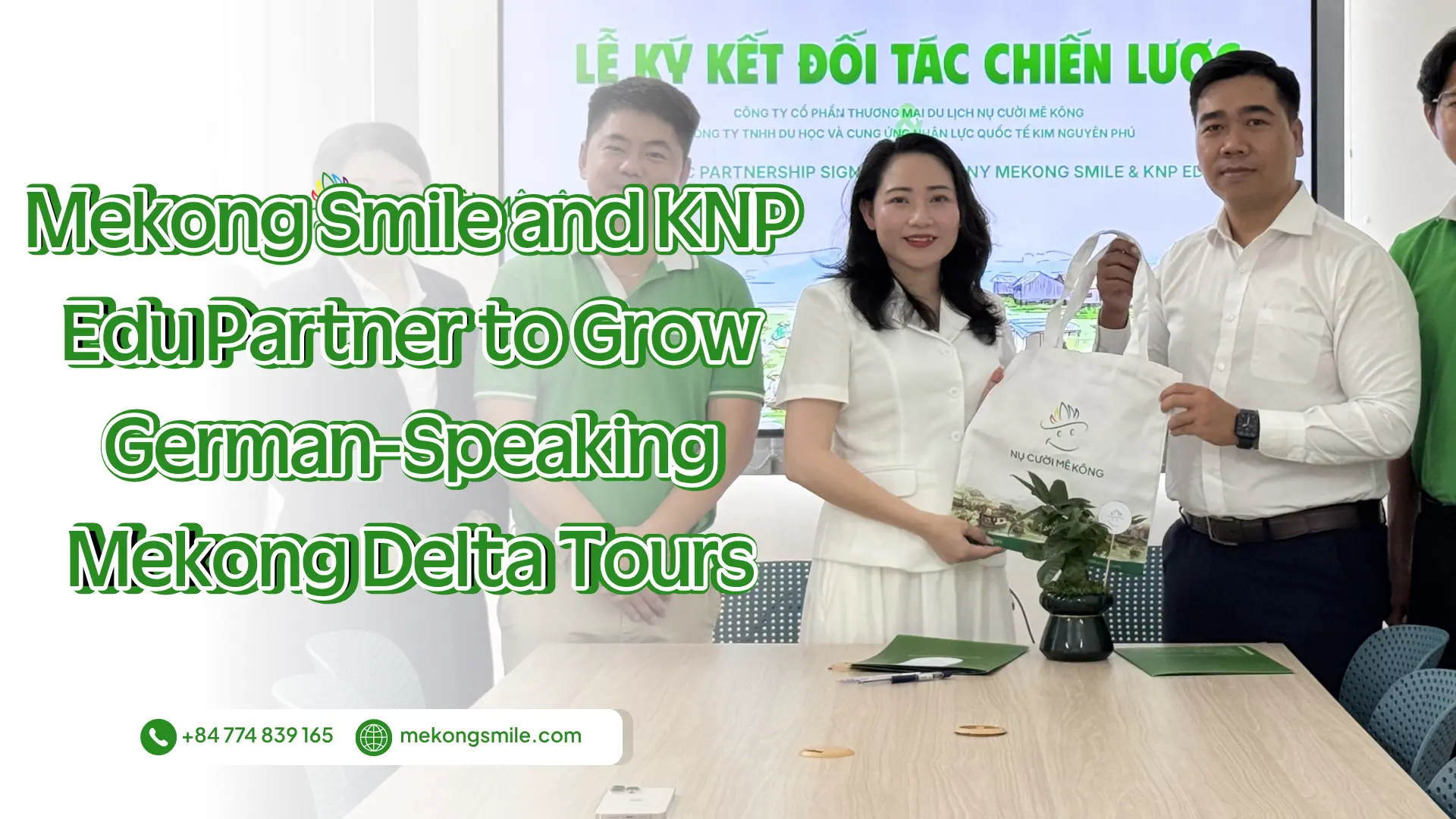 Mekong Smile and KNP Edu Partner to Grow German-Speaking Mekong Delta Tours