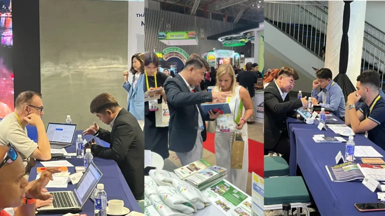 Mekong Smile meeting multiple tourism partners during ITE HCMC 2026 B2B activities