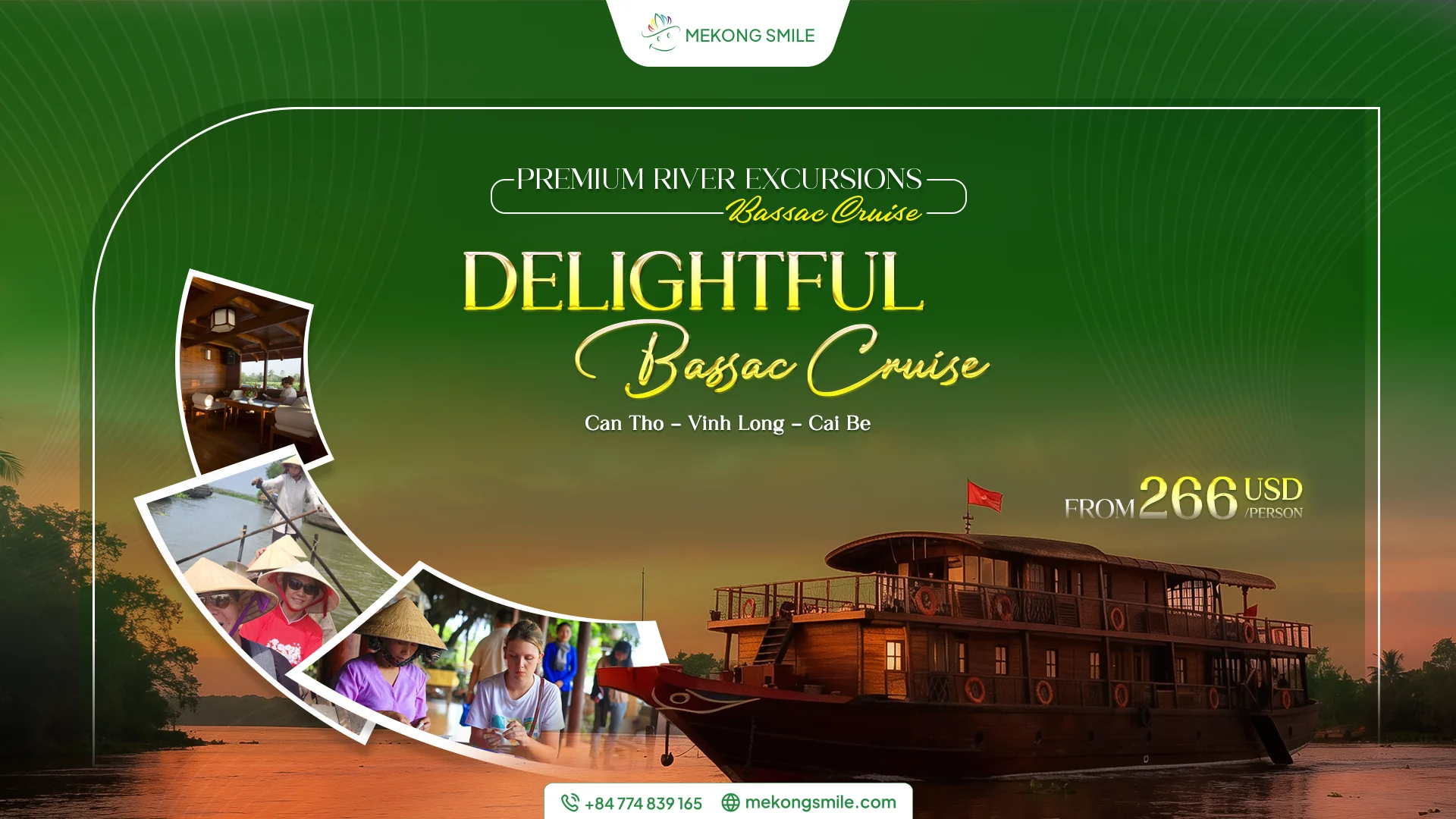 Mekong Smile Bassac Cruise Can Tho Cai Be Thumbnail