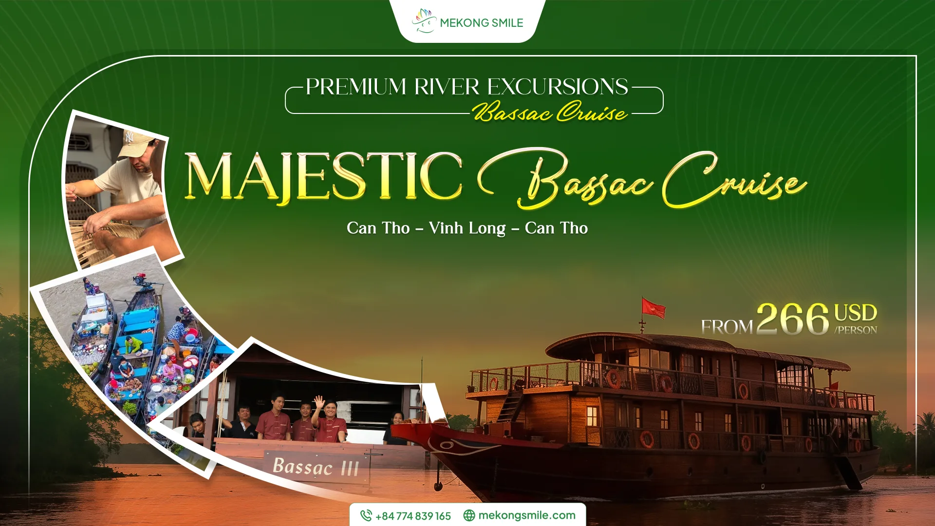 Mekong Smile Bassac Cruise Can Tho Thumbnail