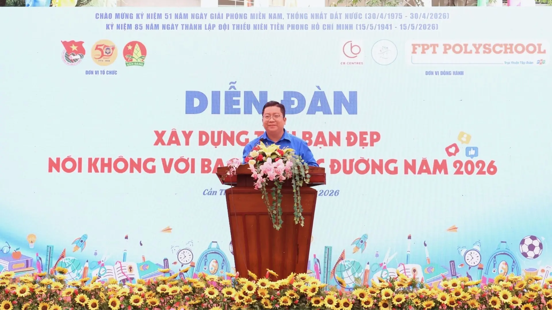 Keynote speaker at the Building Beautiful Friendships forum in Vietnam