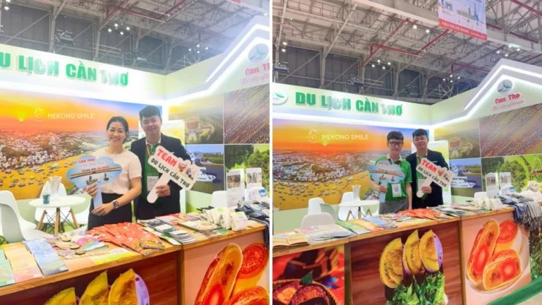 Mekong Smile representatives networking with partners at ITE HCMC 2025