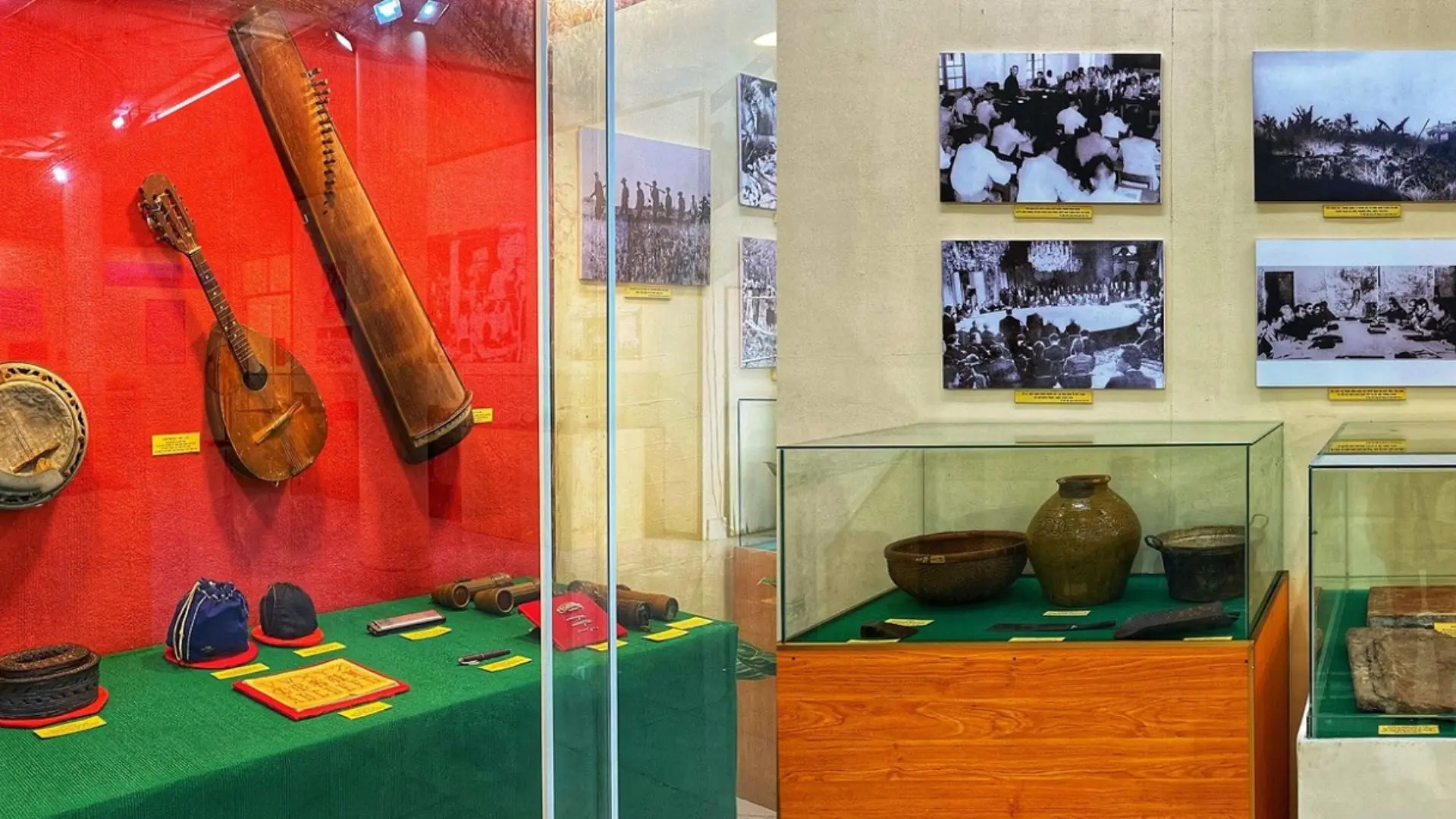 Can Tho Museum: Your Guide to the Mekong Delta's History 291 Cultural artifacts and traditional musical instruments displayed inside Can Tho Museum