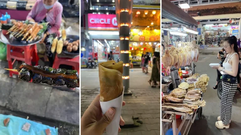 Local snacks sold at Can Tho Night Market