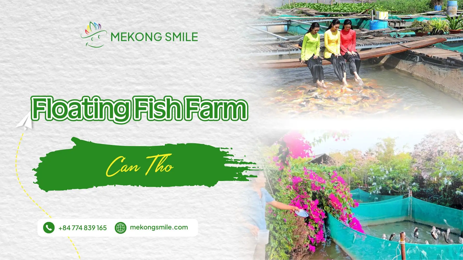 Floating fish farm experience at Can Tho