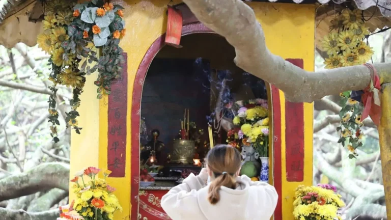 Small shrine at Gian Gua Relic