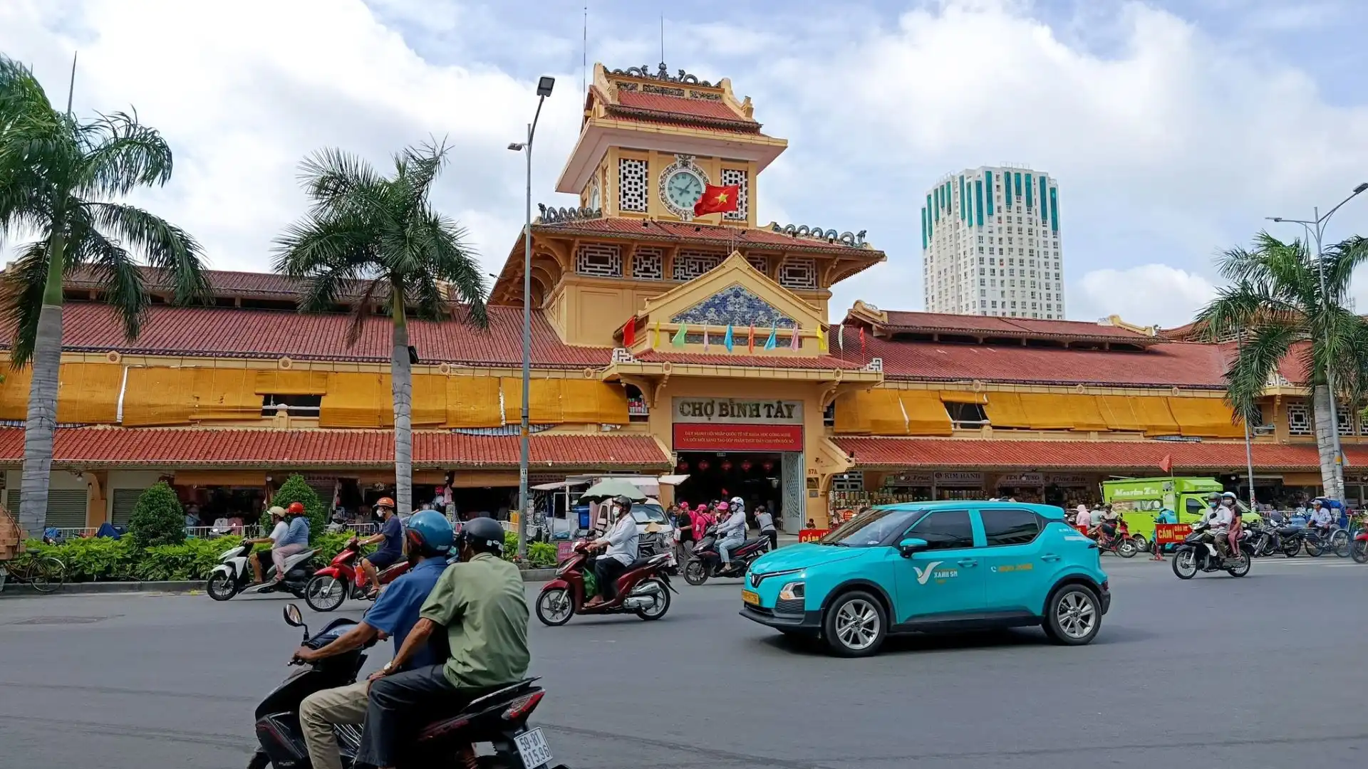 Binh Tay Market exterior in Cholon, Ho Chi Minh City