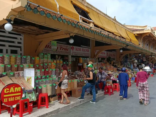 Inside Binh Tay Market in Ho Chi Minh City on Ho Chi Minh Cycle Tour