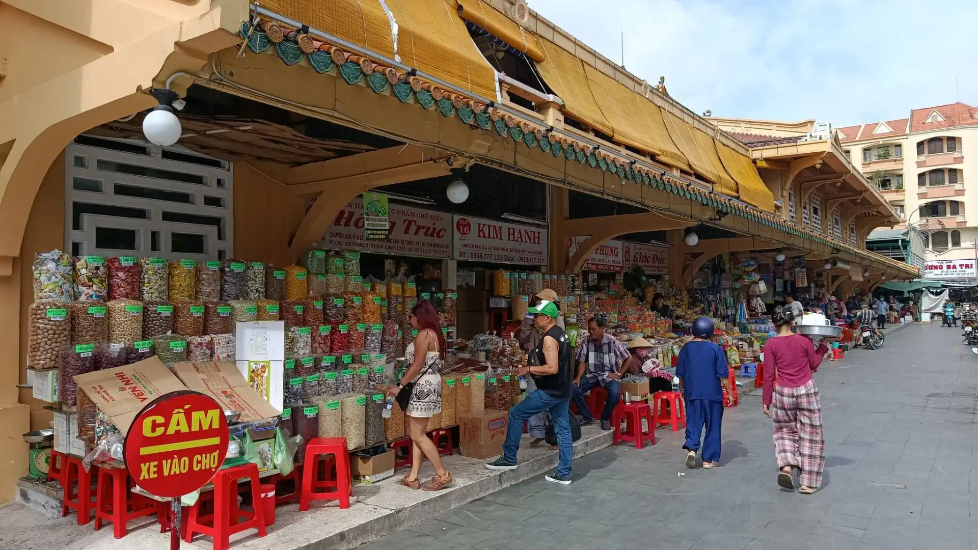 Inside Binh Tay Market in Ho Chi Minh City on Ho Chi Minh Cycle Tour