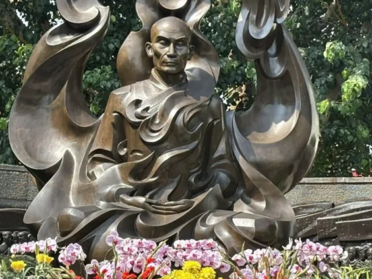 Burning Monk Memorial visited during Ho Chi Minh City motorbike tour