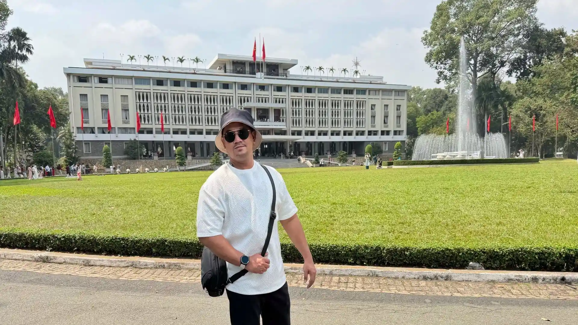 Independence Palace landmark visited during Ho Chi Minh City tour