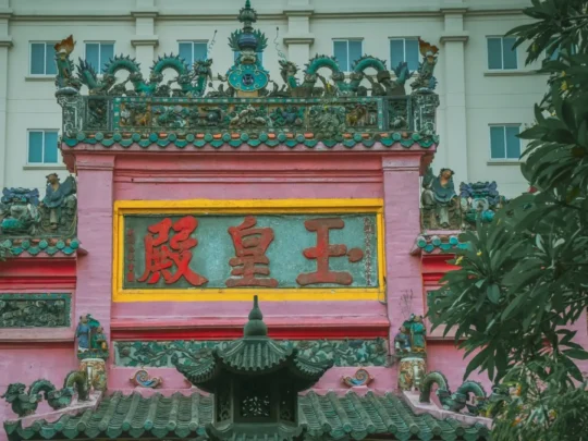 Jade Emperor Pagoda exterior visited during Ho Chi Minh City tour Vietnam