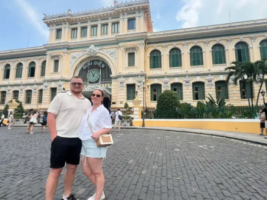 Saigon Central Post Office landmark on Ho Chi Minh City tour Vietnam
