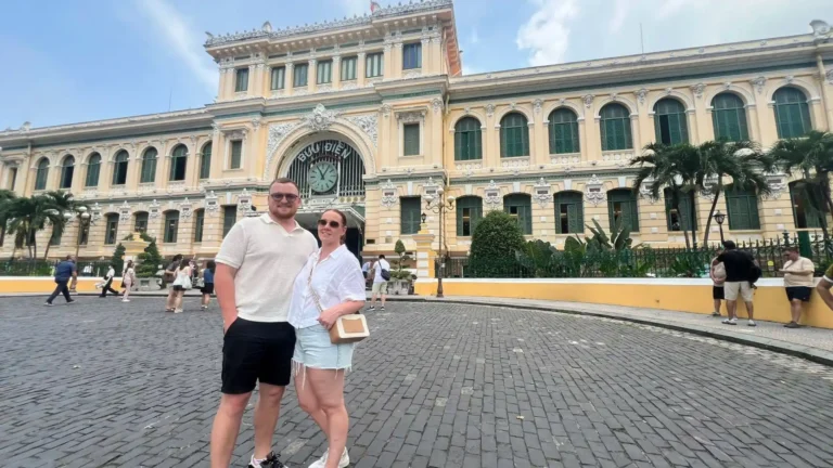 Saigon Central Post Office landmark on Ho Chi Minh City tour Vietnam