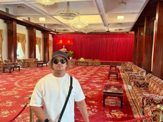 Interior of Independence Palace visited during Ho Chi Minh City tour