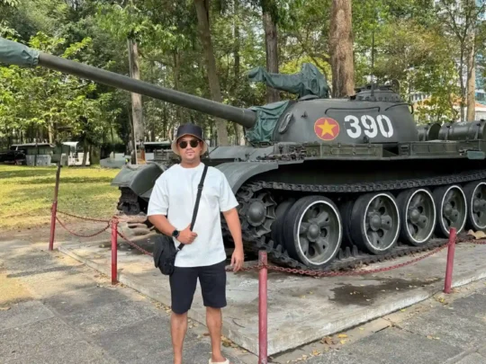 Tank of Independence Palace during Ho Chi Minh City tour