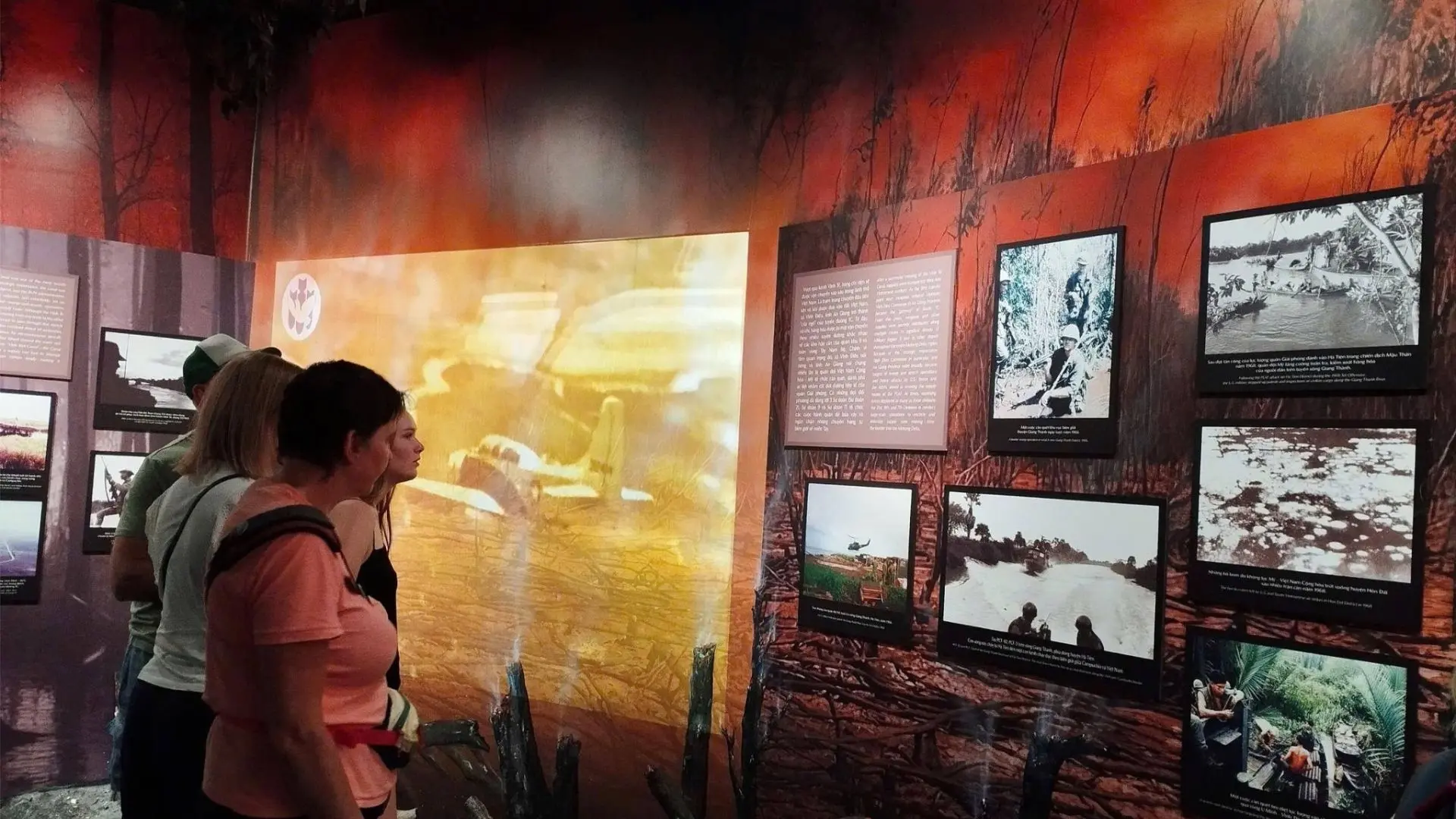 Photo gallery inside War Remnants Museum during Ho Chi Minh City tour